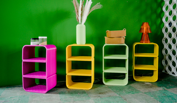 Furniture made with large-format 3D printing