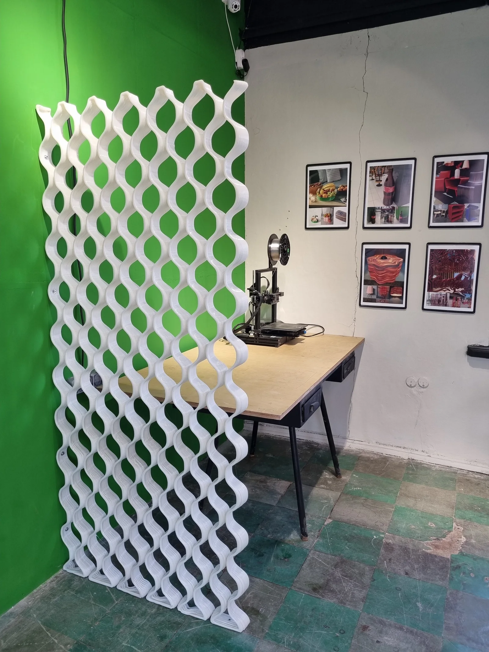 Examples of 3D-printed furniture
